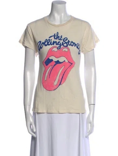 Pre-owned Madeworn Graphic Print Crew Neck T-shirt In Neutral