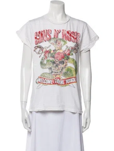 Pre-owned Madeworn Graphic Print Crew Neck T-shirt In Neutral