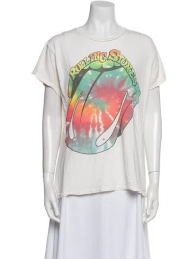 Pre-owned Madeworn Graphic Print Crew Neck T-shirt In Neutral