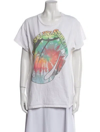 Pre-owned Madeworn Graphic Print Crew Neck T-shirt In Neutral