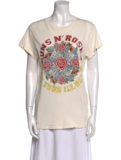 Pre-owned Madeworn Graphic Print Crew Neck T-shirt In Neutral