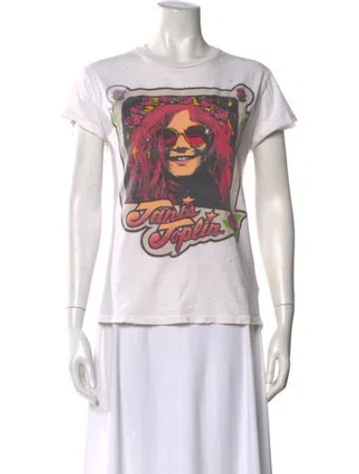 Pre-owned Madeworn Graphic Print Crew Neck T-shirt In Neutral