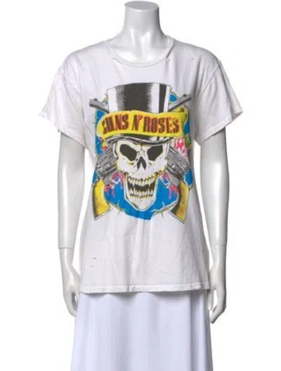 Pre-owned Madeworn Graphic Print Crew Neck T-shirt In Neutral