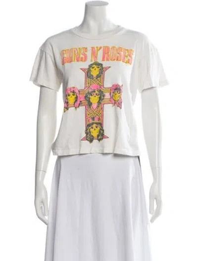 Pre-owned Madeworn Graphic Print Crew Neck T-shirt In Neutral