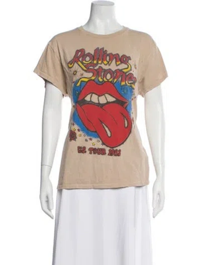 Pre-owned Madeworn Graphic Print Crew Neck T-shirt In Neutral