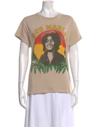 Pre-owned Madeworn Graphic Print Crew Neck T-shirt In Neutral