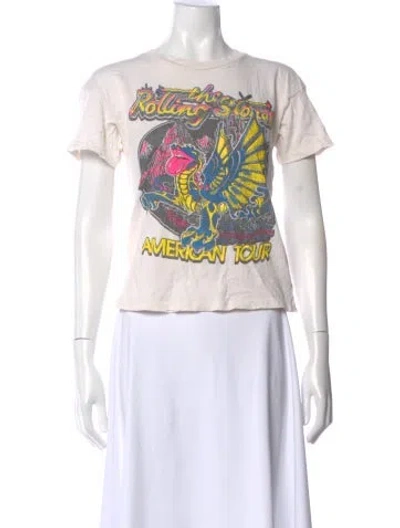 Pre-owned Madeworn Graphic Print Crew Neck T-shirt In Neutral