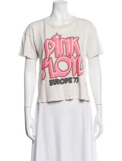 Pre-owned Madeworn Graphic Print Crew Neck T-shirt In Neutral