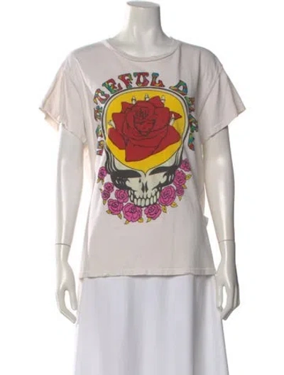 Pre-owned Madeworn Graphic Print Crew Neck T-shirt In Neutral