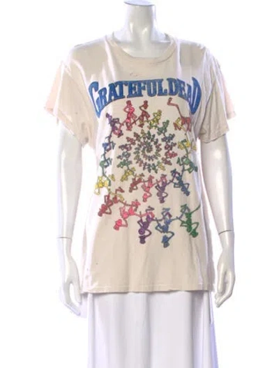 Pre-owned Madeworn Graphic Print Crew Neck T-shirt In Neutral