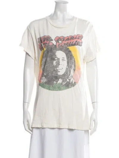 Pre-owned Madeworn Graphic Print Crew Neck T-shirt In Neutral