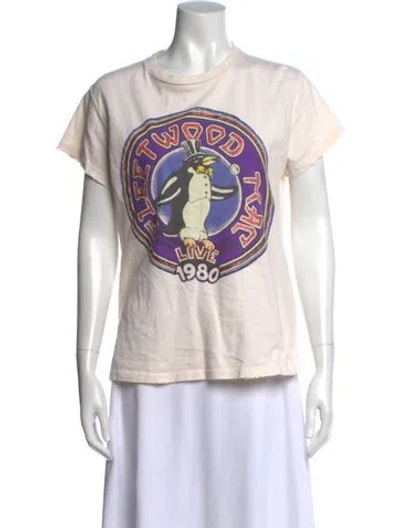 Pre-owned Madeworn Graphic Print Crew Neck T-shirt In Neutral