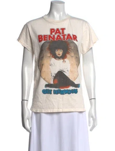 Pre-owned Madeworn Graphic Print Crew Neck T-shirt In Neutral