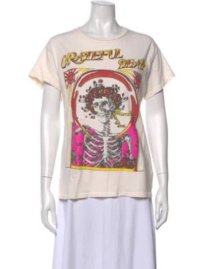 Pre-owned Madeworn Graphic Print Crew Neck T-shirt In Neutral