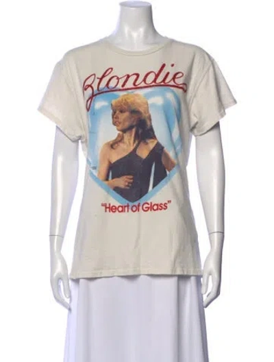 Pre-owned Madeworn Graphic Print Crew Neck T-shirt In Neutral