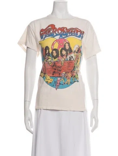 Pre-owned Madeworn Graphic Print Crew Neck T-shirt In Neutral