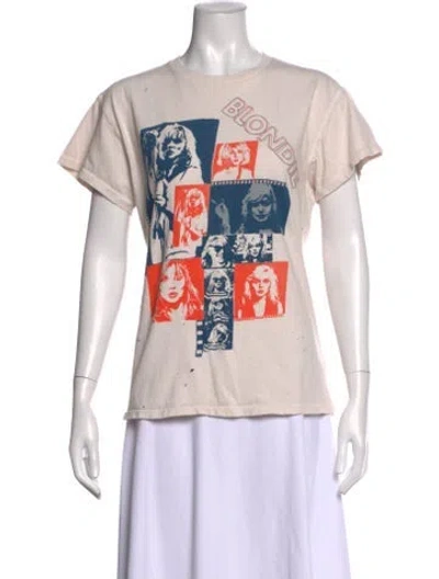 Pre-owned Madeworn Graphic Print Crew Neck T-shirt In Neutral