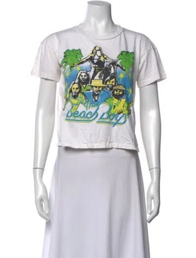 Pre-owned Madeworn Graphic Print Crew Neck T-shirt In Neutral