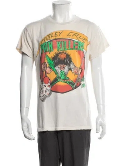 Pre-owned Madeworn Graphic Print Crew Neck T-shirt In Neutrals