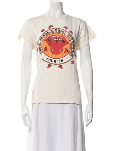 Pre-owned Madeworn Graphic Print Crew Neck T-shirt In Neutrals