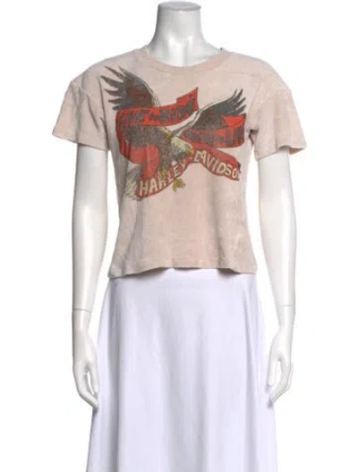 Pre-owned Madeworn Graphic Print Crew Neck T-shirt In Neutrals