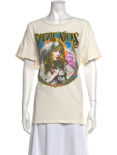 Pre-owned Madeworn Graphic Print Crew Neck T-shirt In Neutrals