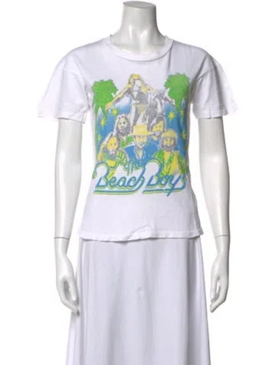 Pre-owned Madeworn Graphic Print Crew Neck T-shirt In Neutrals
