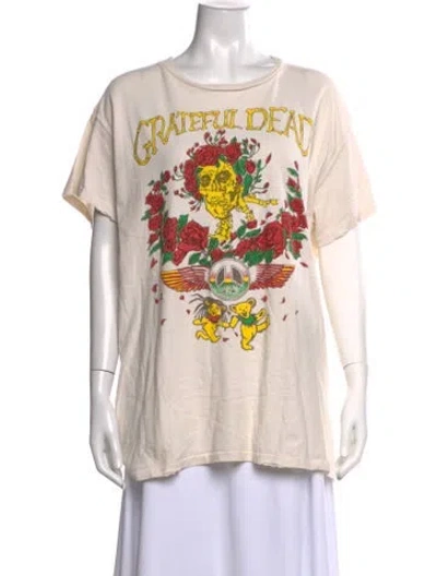 Pre-owned Madeworn Graphic Print Crew Neck T-shirt In Neutrals