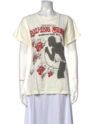 Pre-owned Madeworn Graphic Print Crew Neck T-shirt In Neutrals