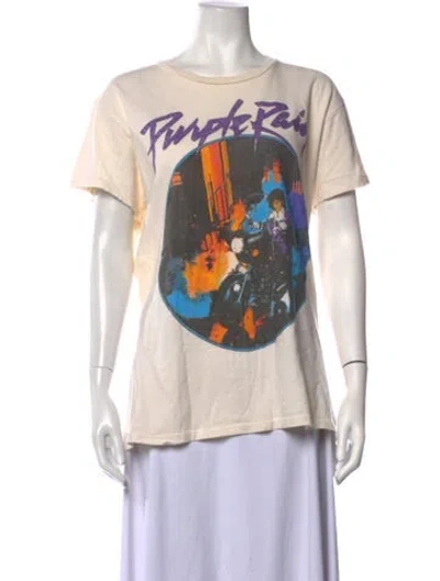 Pre-owned Madeworn Graphic Print Crew Neck T-shirt In Neutrals