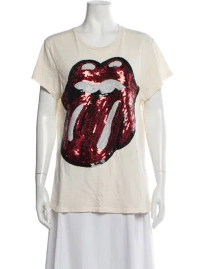 Pre-owned Madeworn Graphic Print Crew Neck T-shirt In Neutrals