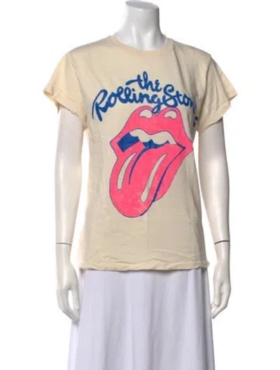 Pre-owned Madeworn Graphic Print Crew Neck T-shirt In Neutrals