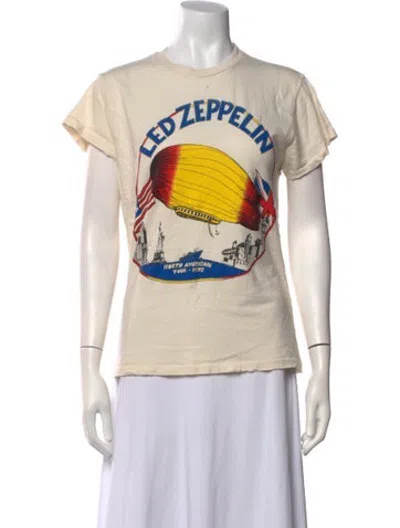 Pre-owned Madeworn Graphic Print Crew Neck T-shirt In Neutrals