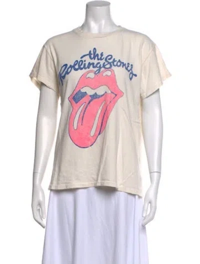 Pre-owned Madeworn Graphic Print Crew Neck T-shirt In Neutrals