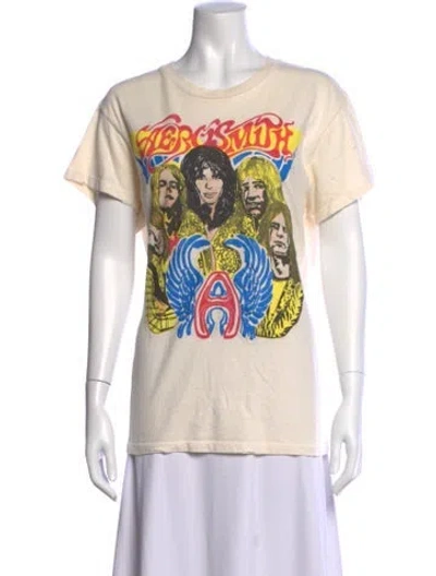 Pre-owned Madeworn Graphic Print Crew Neck T-shirt In Neutrals