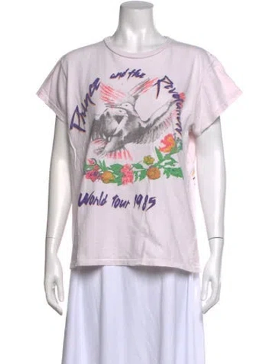 Pre-owned Madeworn Graphic Print Crew Neck T-shirt In Neutrals