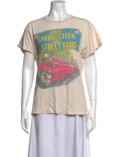 Pre-owned Madeworn Graphic Print Crew Neck T-shirt In Neutrals