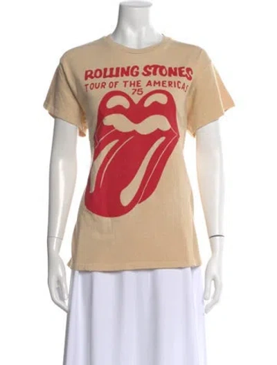 Pre-owned Madeworn Graphic Print Crew Neck T-shirt In Orange