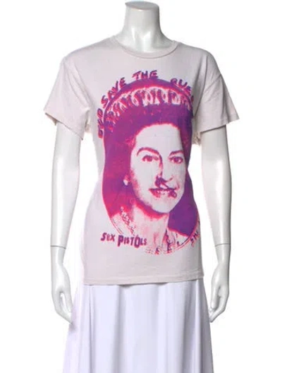 Pre-owned Madeworn Graphic Print Crew Neck T-shirt In Pink