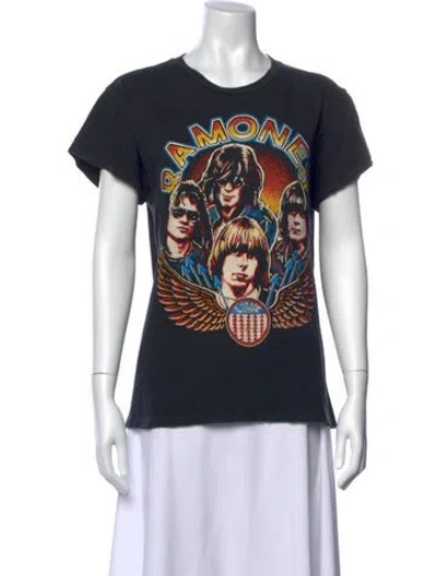 Pre-owned Madeworn Graphic Print Crew Neck T-shirt W/ Tags In Blue