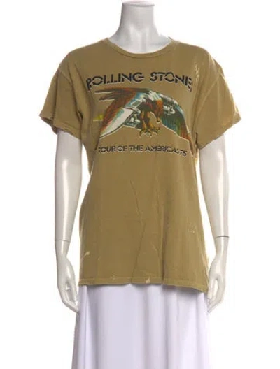 Pre-owned Madeworn Graphic Print Crew Neck T-shirt W/ Tags In Multi