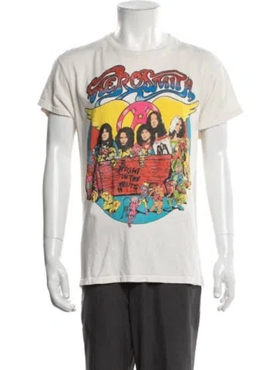 Pre-owned Madeworn Graphic Print Crew Neck T-shirt W/ Tags In Neutrals