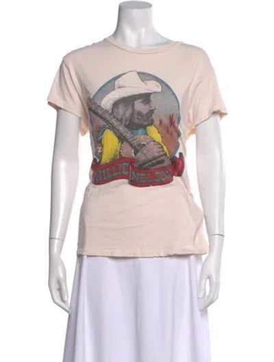 Pre-owned Madeworn Graphic Print Crew Neck T-shirt In White