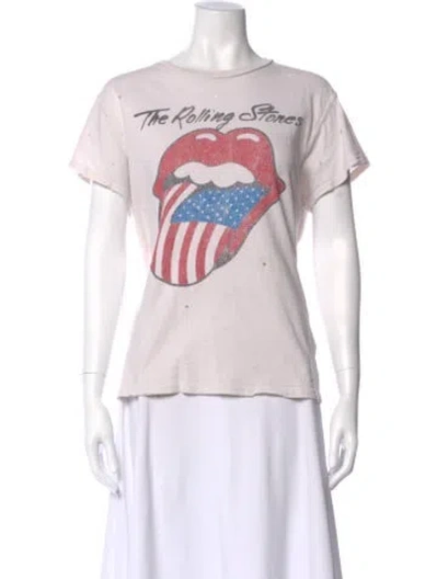 Pre-owned Madeworn Graphic Print Crew Neck T-shirt In White