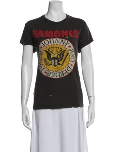 Pre-owned Madeworn Graphic Print Crew Neck T-shirt In White