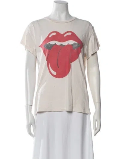Pre-owned Madeworn Graphic Print Crew Neck T-shirt In White