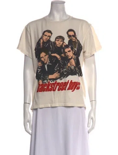 Pre-owned Madeworn Graphic Print Crew Neck T-shirt In White