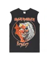 Madeworn Iron Maiden Tank In Black