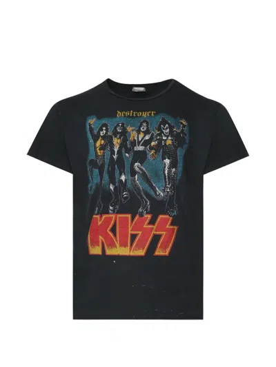 Madeworn Kiss Shout It Out Loud '90s T-shirt In Black