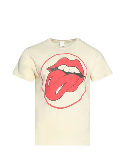 Madeworn Rolling Stones 90's Crew-neck T-shirt In White